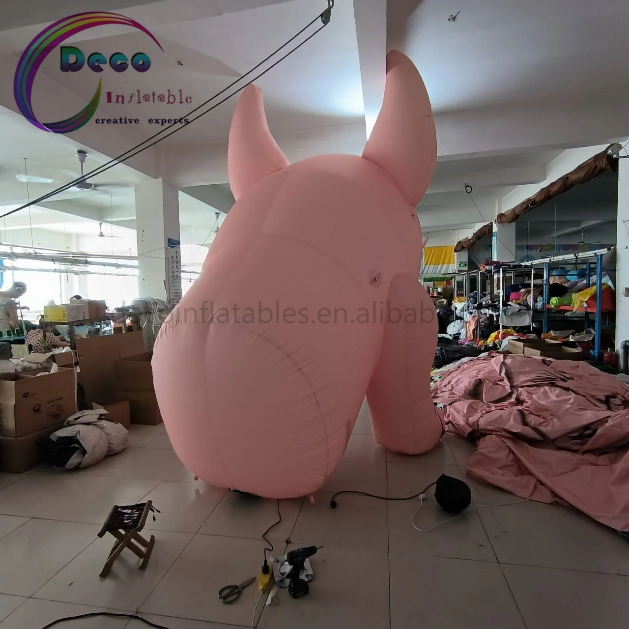 Newest pink Giant Inflatable Pig for Advertising Promotion