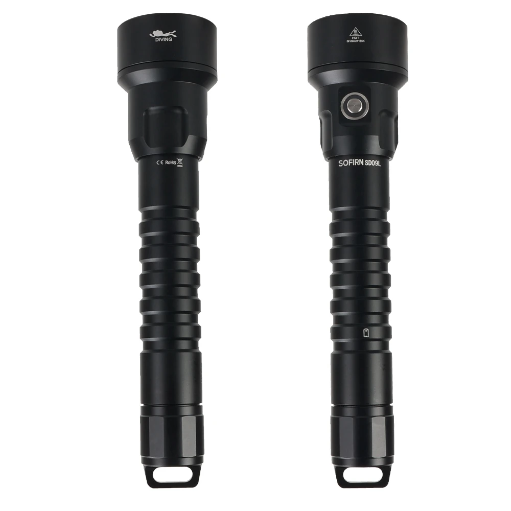2024 Powerful Professional Waterproof Rechargeable LED Dive Canister Light