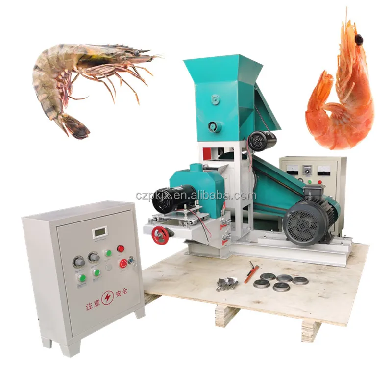 Small Floating Fish Feed Pellet Machine Pet Catfish Shrimp Food Larva Feeds Making Extruder