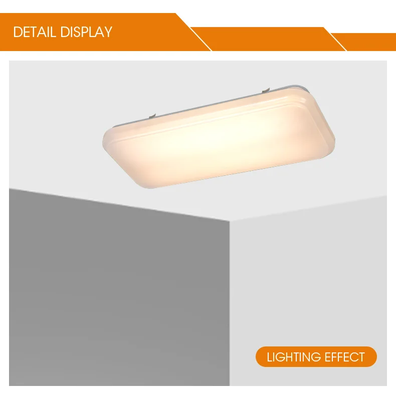 2FT LED Flush Mount Puff Lights 24 Inch Integrated Low Profile Flushmount Linear LED Cloud Ceiling Light Fixture for Kitchen