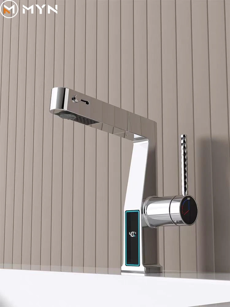 Sanitary Ware High End Temperature Display Screen Wc Lavabo Smart Tap ...