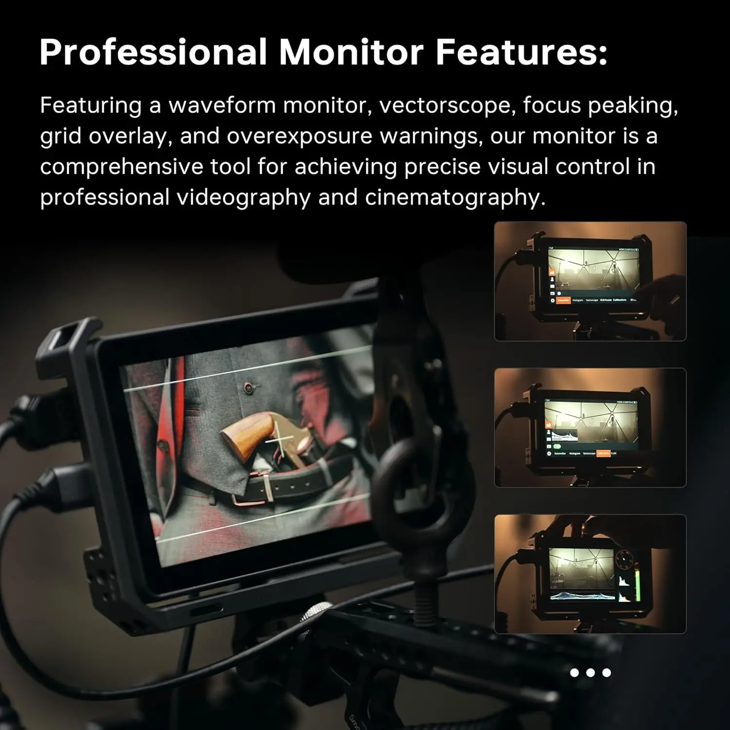 VILTROX DC-X2 Camera Monitor Kit - 6