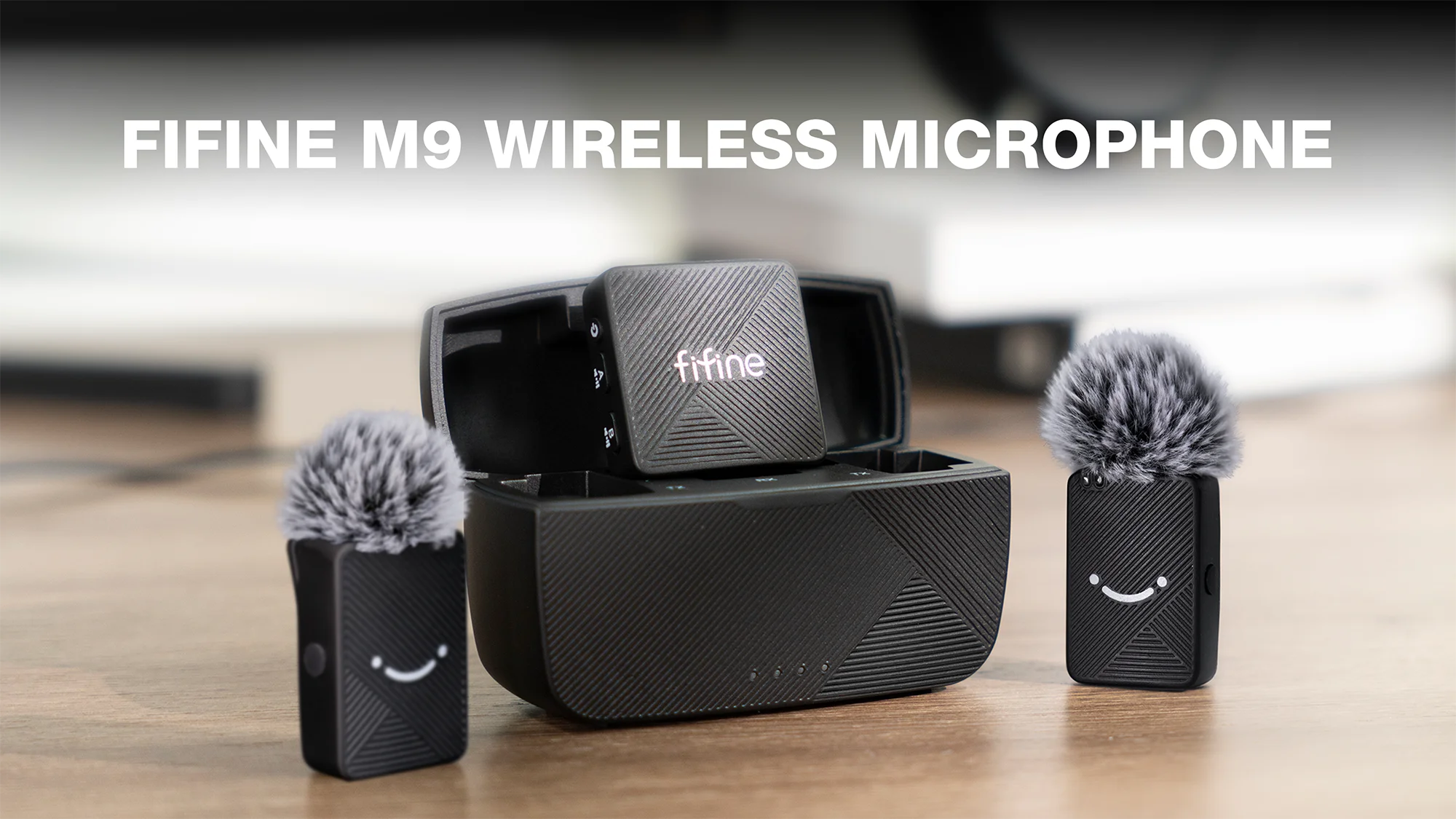 Fifine M9 Outdoor Lavalier Wireless Microphone Wireless Lapel ...