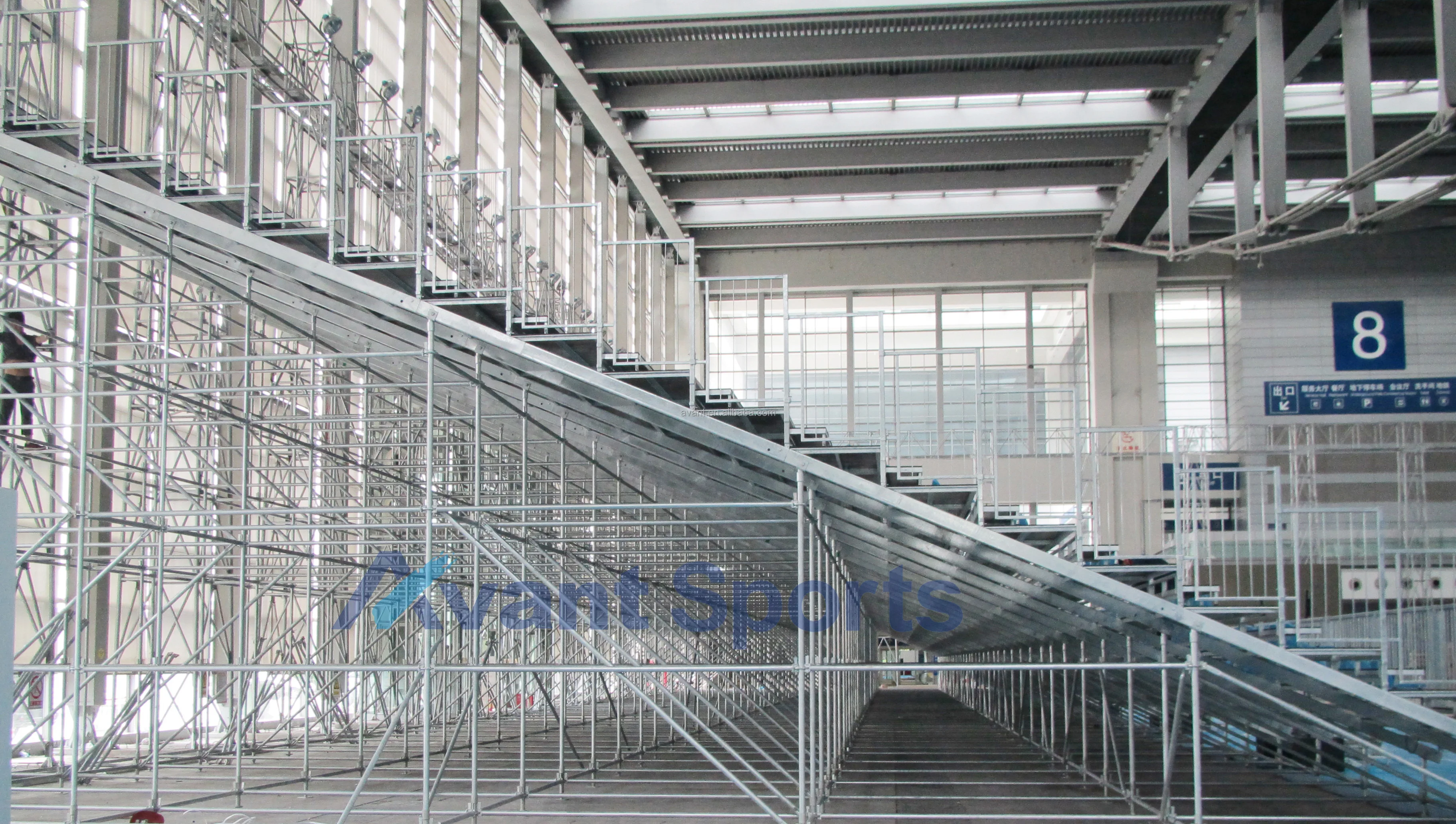 Avant Sports Large Stadium Grandstand System - Durable Bleachers