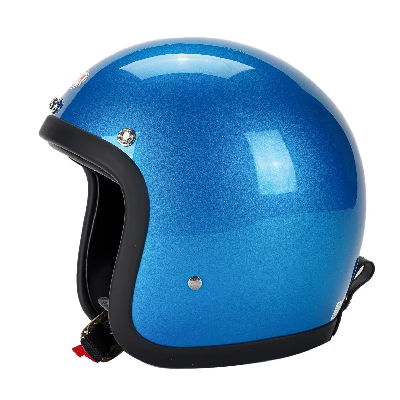 500tx Retro Vintage Jet Half Open Face Motorcycle Helmet in