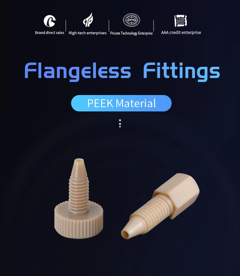 Hplc Systems High Pressure Peek Fingertight Fittings Holding Capability