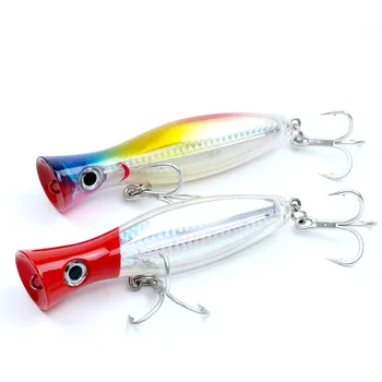 CHEERY Angle for 12cm/43g 8 Colors ABS Plastic Artificial Hard Bait Popper Fishing Lure Saltwater River Lures Snakehead Sea – Popper – view 4