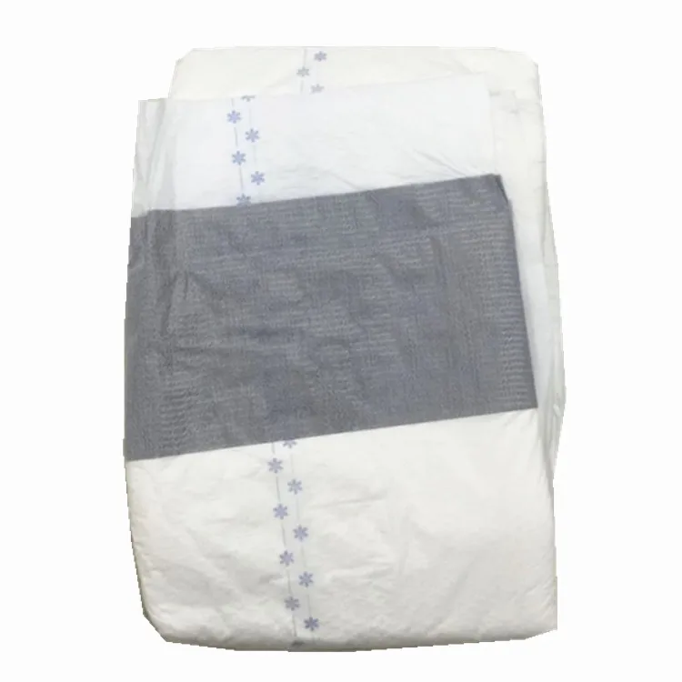 Blue ADL Adult Diapers with Elastic Waistband Magic Tapes From China