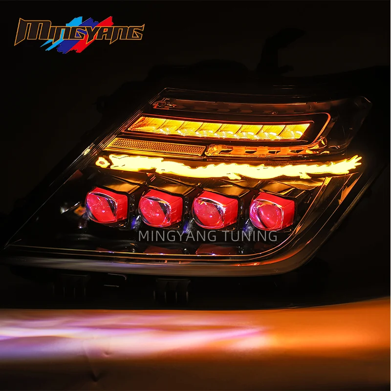 Led Head Light Head Lamp Car Accessories For Nissan Patrol Y62