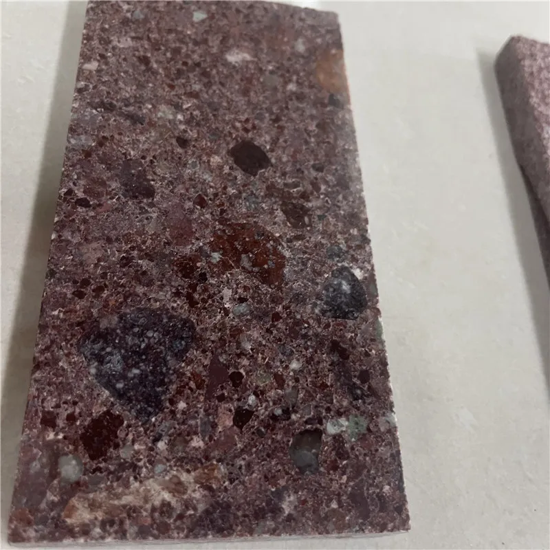product cheap china red porphyry stone tiles for outdoor floor flamed red granite paving stone brown granite steps-1