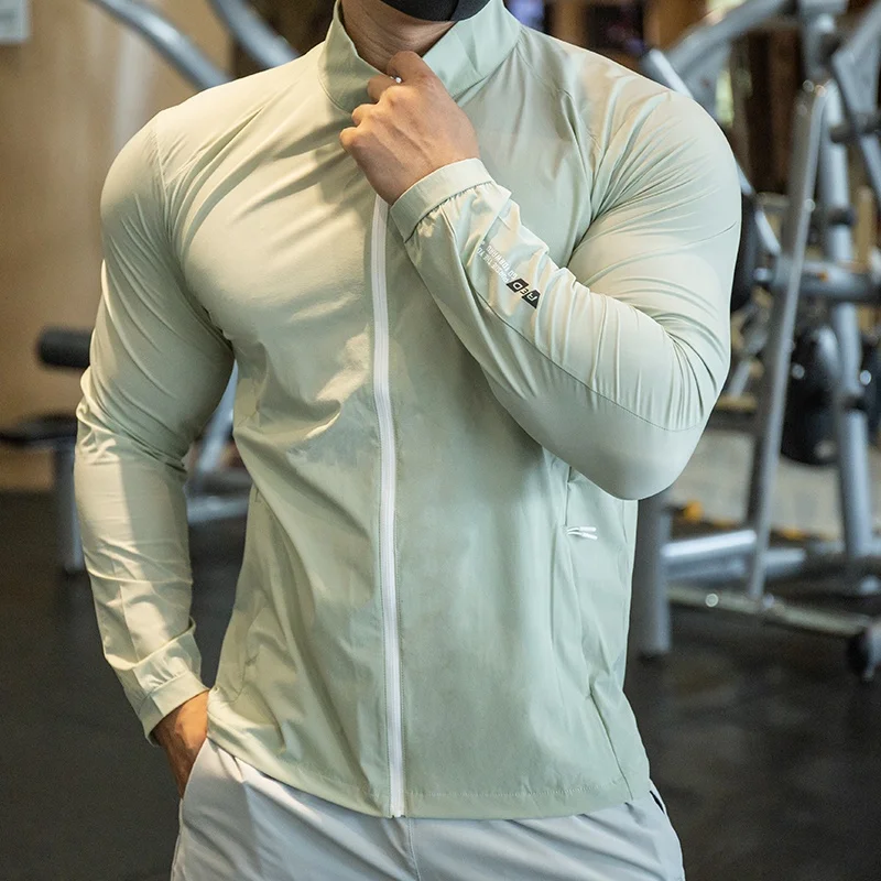 90% Nylon 10% Spandex Sport Jacket - Customize Mens Track Suit