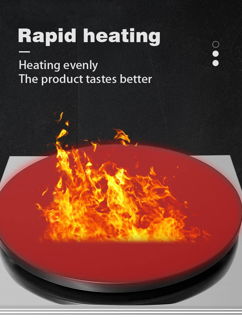 Commercial 40cm Gas Roti Crepe Maker Rotating Crepe Maker Pancake