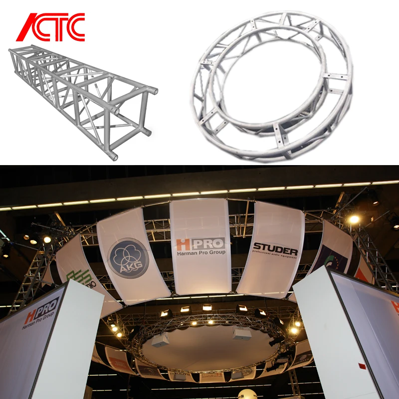 Stage Lighting T Frame 3m Diameter Aluminum Concert Stage Arch Circle Lighting Truss Structure ...