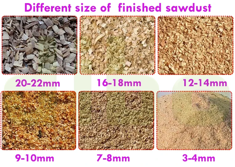 Forestry Professional Wood Crusher Waste Sawdust Making Machine