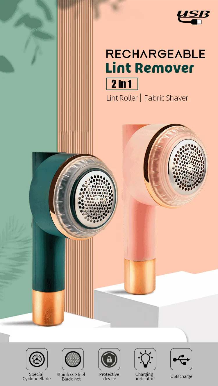 Pritech Portable Electric Reusable Rechargeable Fabric Shaver Lint