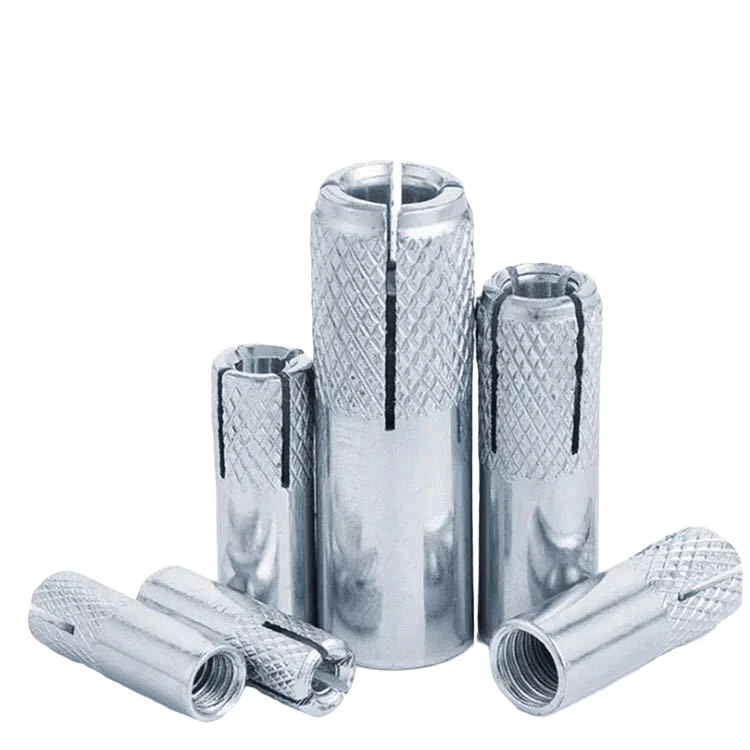 M8 M10 M12 M20 Unifix Anchor Bolt 12mm 22mm Brass Knurled Drop in Anchor Bolt