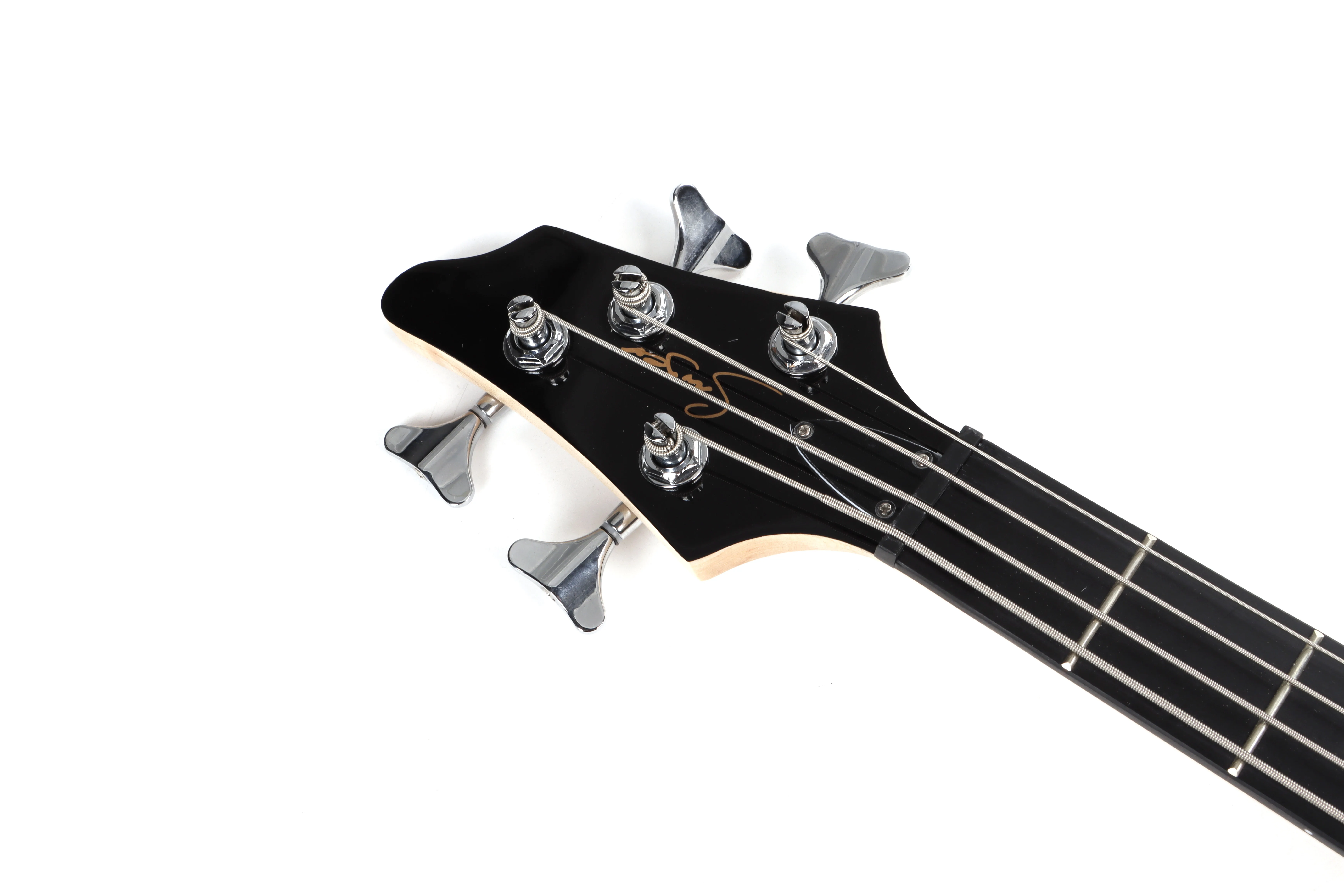 Smiger G-B8-4 Electric Bass Guitar - 4 String, White Wood Body