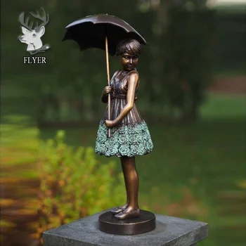 彫刻 像の置物像ガーデンフィギュア ブロンズK 彫刻 像の置物像