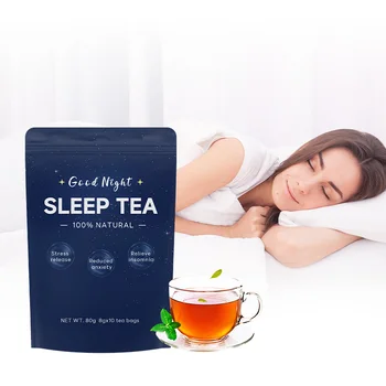 OEM pure natural organic sleeping tea deep relaxing good night organic chinese sleeping tea green tea sleep