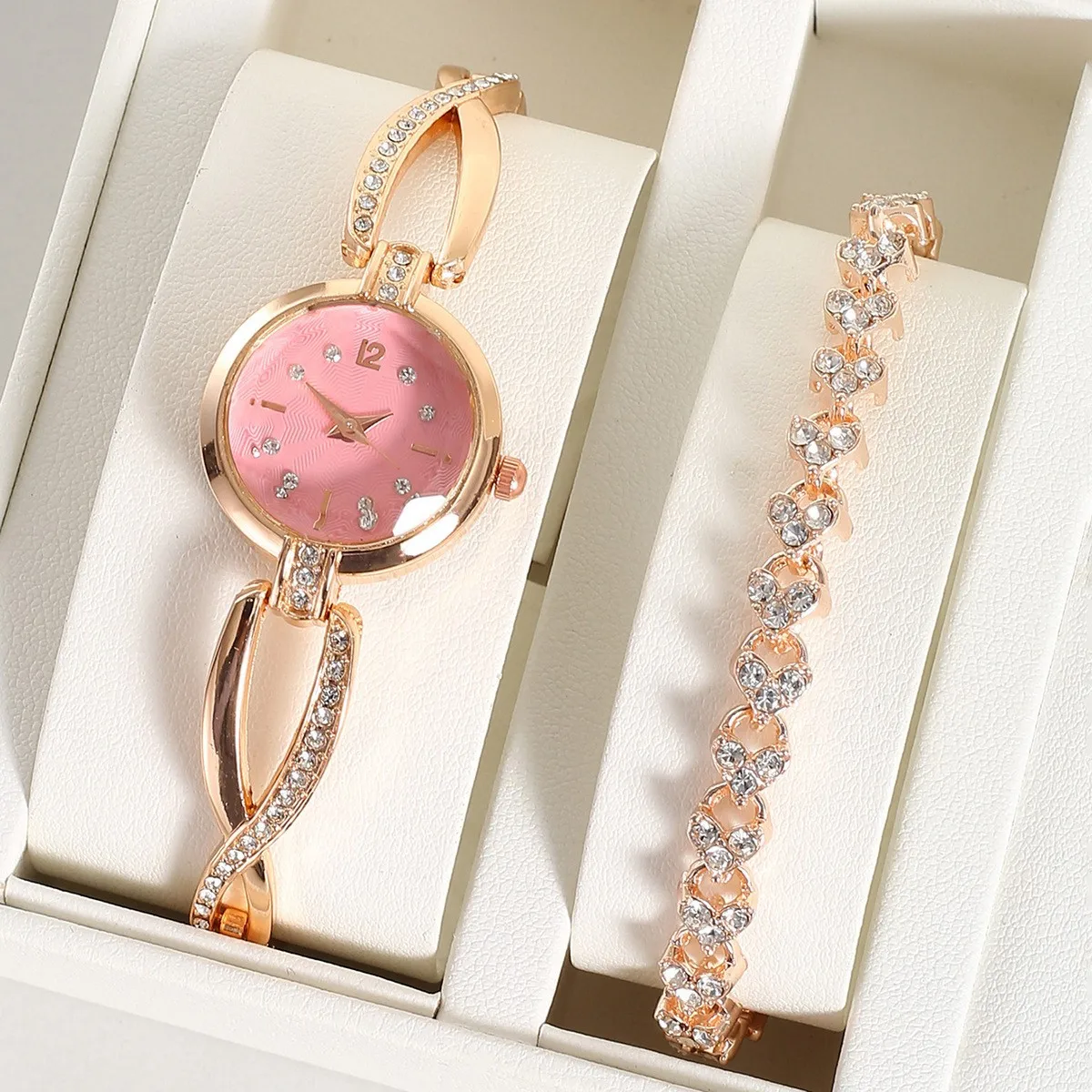 Diamond Quartz Women's Watch OM-221593