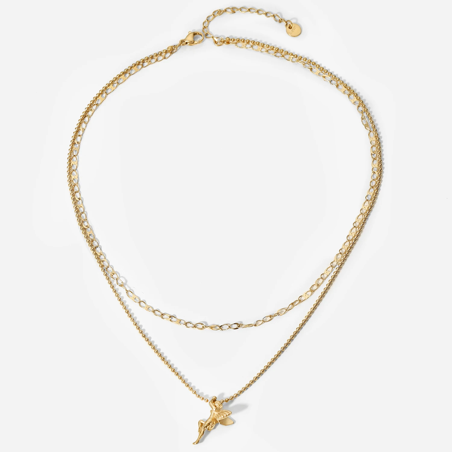 Angel Pendant Necklace Jewelry 14k Gold 