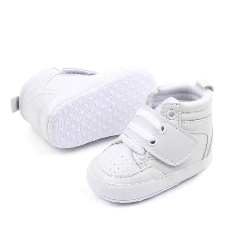 Hot Selling PU Leather Baby Sport Shoes Spring Autumn Prewalker Shoes for Boys manufacture