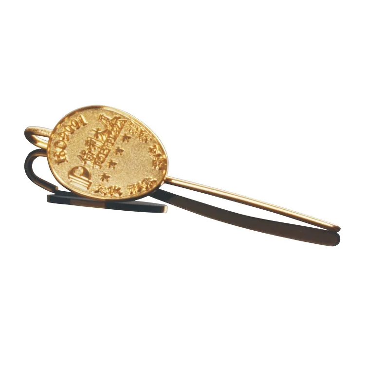 Промоакция под заказ Выгравированная латунь нержавеющая сталь квадратная книжная отметка