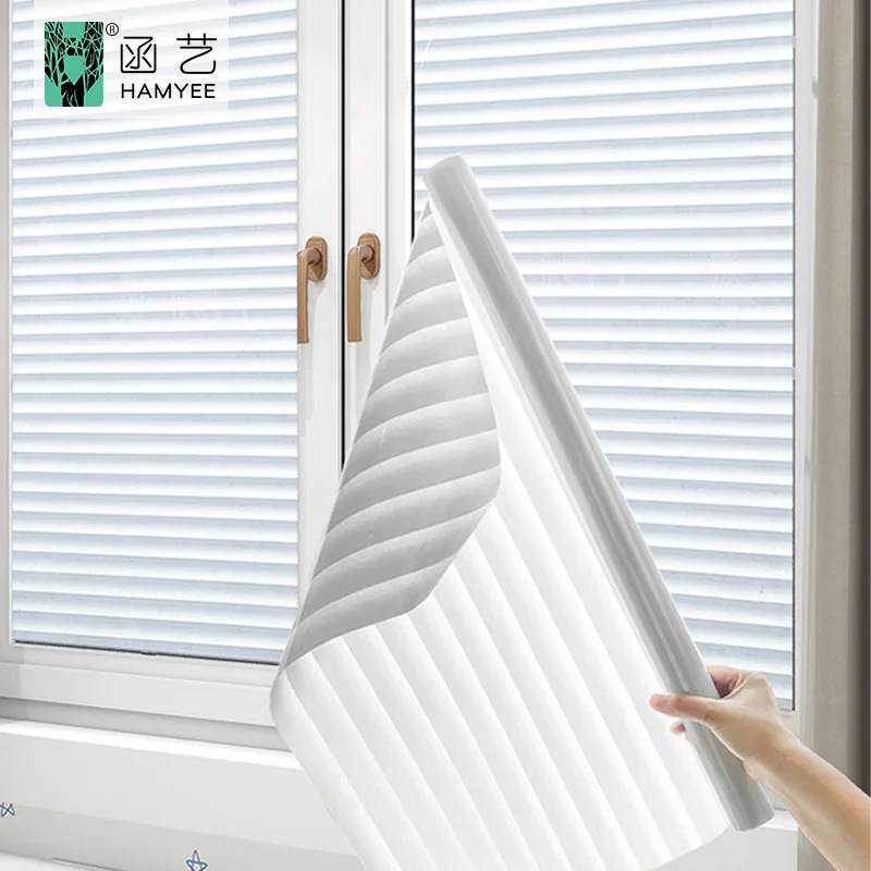 Glue-free electrostatic frosted glass film window film for bathroom window