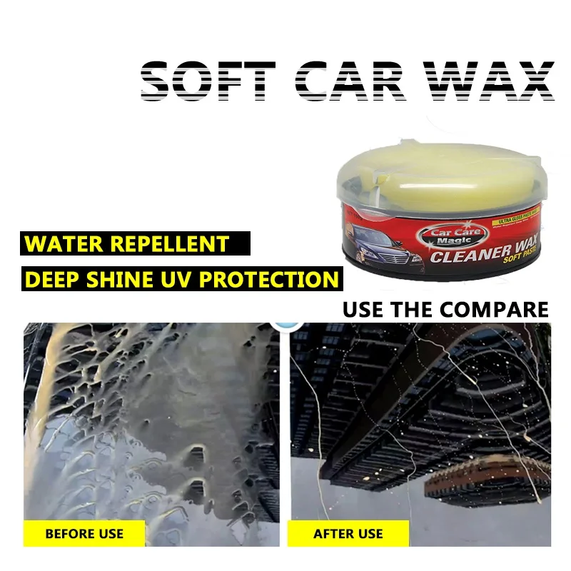 Pâte De Cire Pour Voiture 2 PCS – Cire Céramique Titane Anti-Rayures – Brillance Longue Durée & Protection