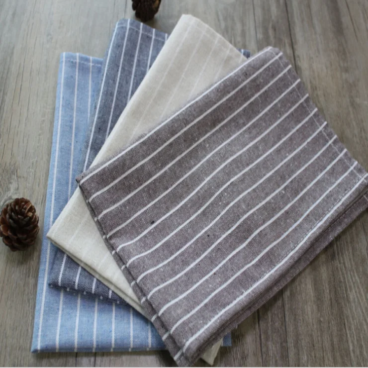 wholesale customised printed christmas black turkish tea towel set custom linen pure 100% cotton printing kitchen tea towel