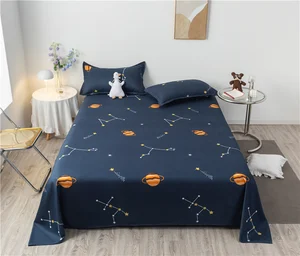 The Cheapest Price and Good Quality Textile Cartoon Diperse Printed Babies Teens Bedding Sets Bedsheets