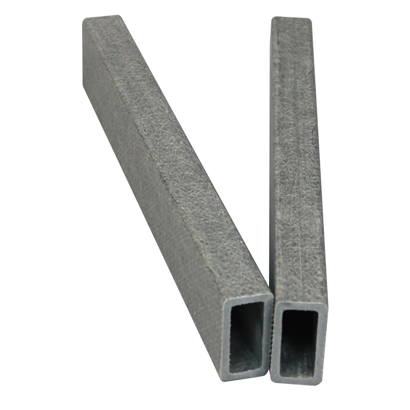 Customized Pultruded Fiberglass Rectangular Tubing Reinforce Plastic  square FRP Tubing