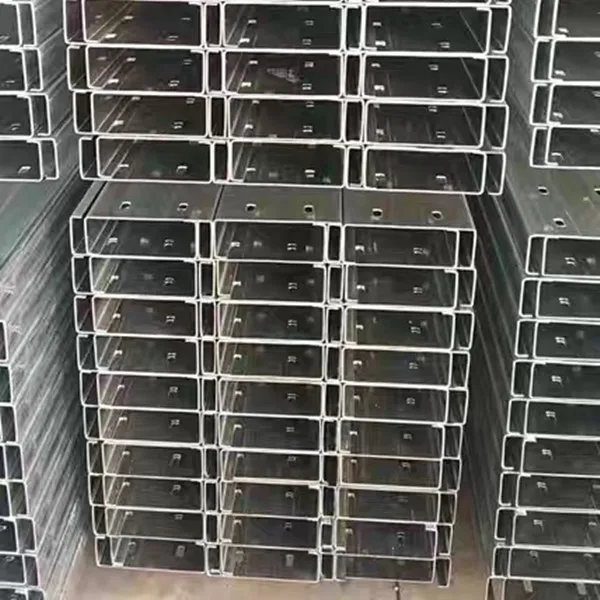 C Channel 75x50x5 Unit Weight of C Purlins Black Carbon Channel Steel bar
