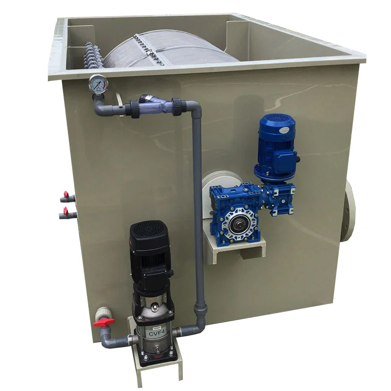 ロタリードラムフィルター｜農業用海水・淡水用（10m³/h）