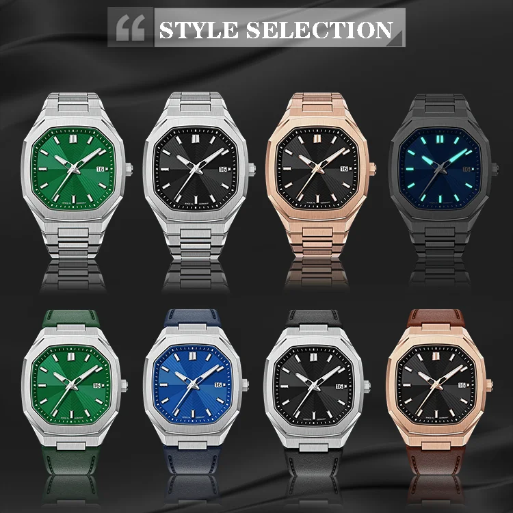 Shenzhen Watch Factory Privet Label Customizable Watches Men Custom Logo Automatic Male Watch