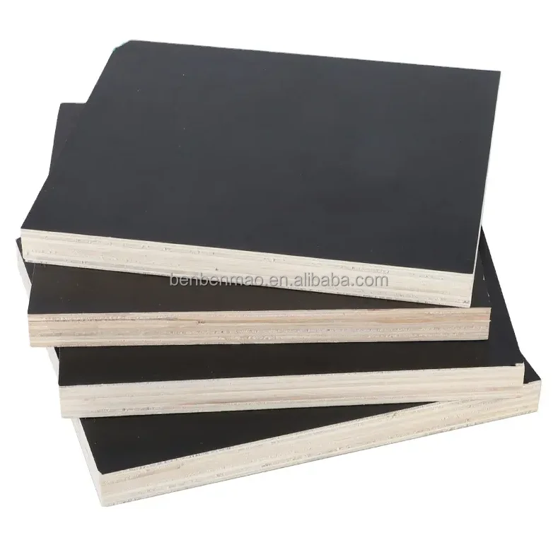 Finger Joint Core Film Faced Plywood Black Film Formwork Cheap Ply