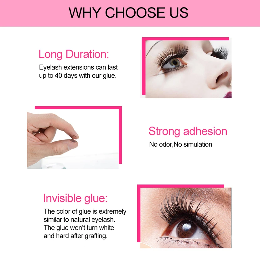 Fast Dry Strong Individual Private Label Adhesive Lash Glue Eyelash