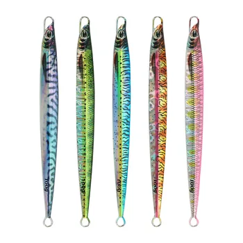 Deep Sea Speed Sinking 80g 100g Jigging Metal Saltwater Fishing Lure 3D Printed Mackerel Vertical Jig Lure – Metal Jig – view 2