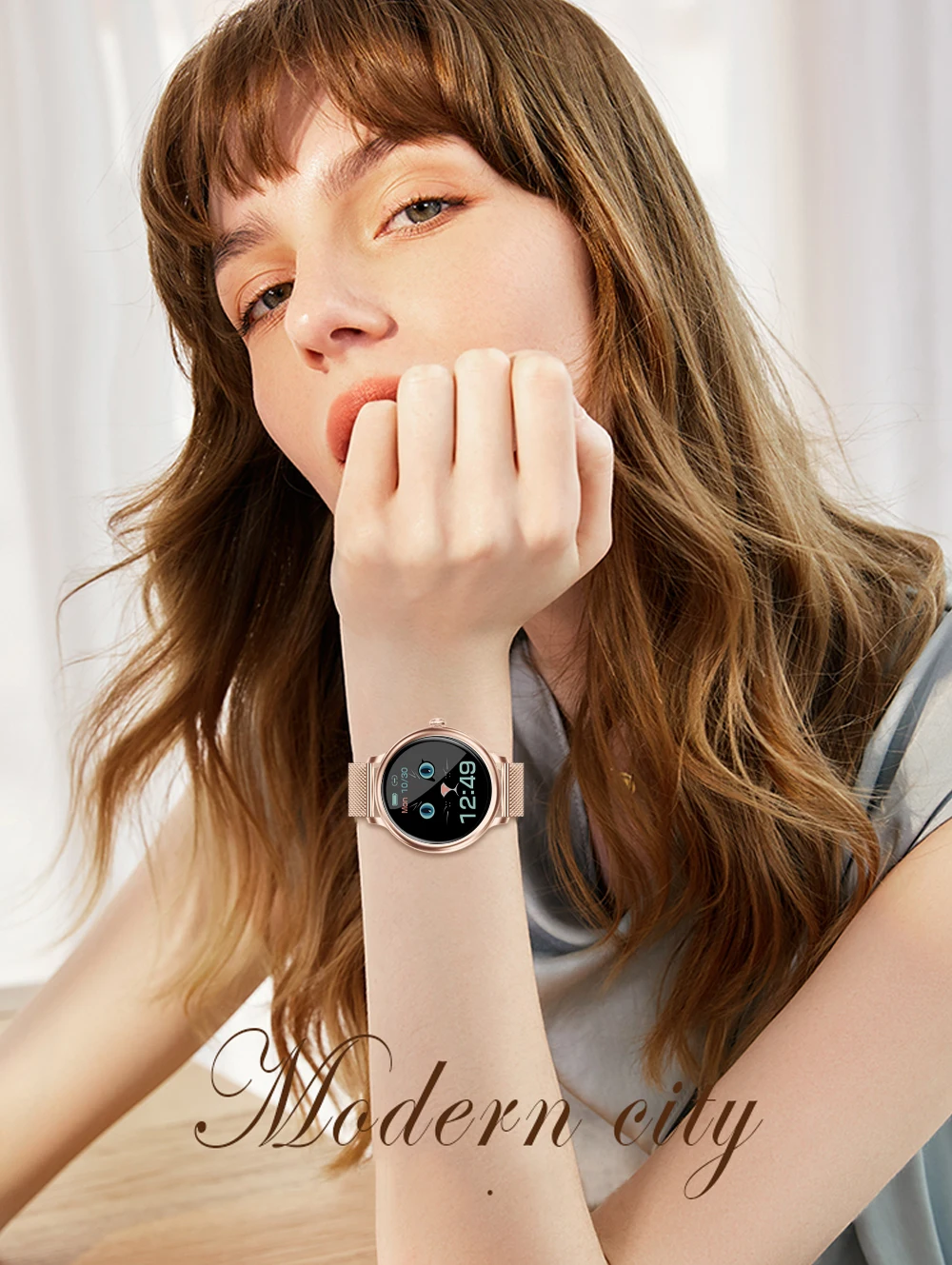 $34.74 (Free or Cheap Shipping) NY13 1.09'' Color Touch Screen Bluetooth Smart  Watch (White (Leather Band)) at m.FastTech.com - FastTech Mobile
