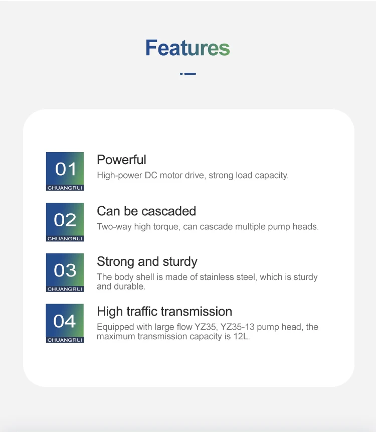 Zg600 Peristaltic Pump Filling Machine High Flow Peristaltic Pump