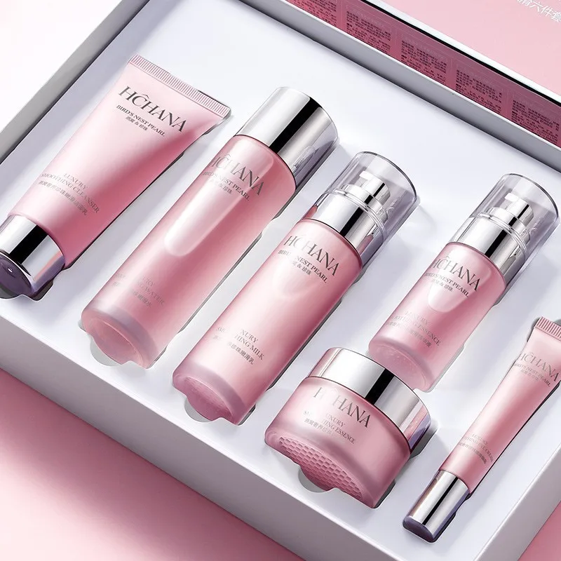 Bird's Nest Extract Brightens Skin Care Set Cream Japanese Korea Beauty Product Private Label