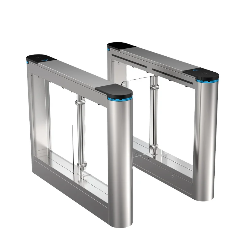 High Security Waist High Face Recognition Turnstile Qr Code Reader Turnstile Barrier Gate for Stadium