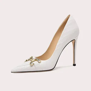 Lilywei Elegant Women Heels Femmes Custom High Pointy Bridal Dress Shoes Sexy Comfortable Stiletto