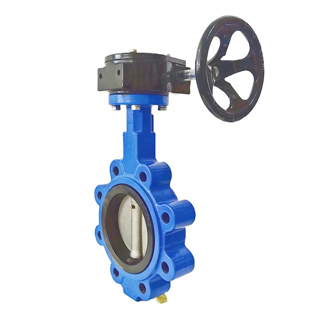 Direct manufacture! Butterfly valve lug type GGG50 DI butterfly valve EPDM seal pn16 dn100