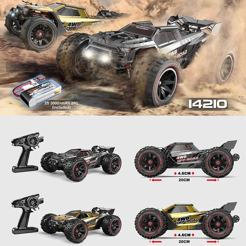 MJX Hyper Go 14210 Brushless Metal Chassis RC Truggy Truck