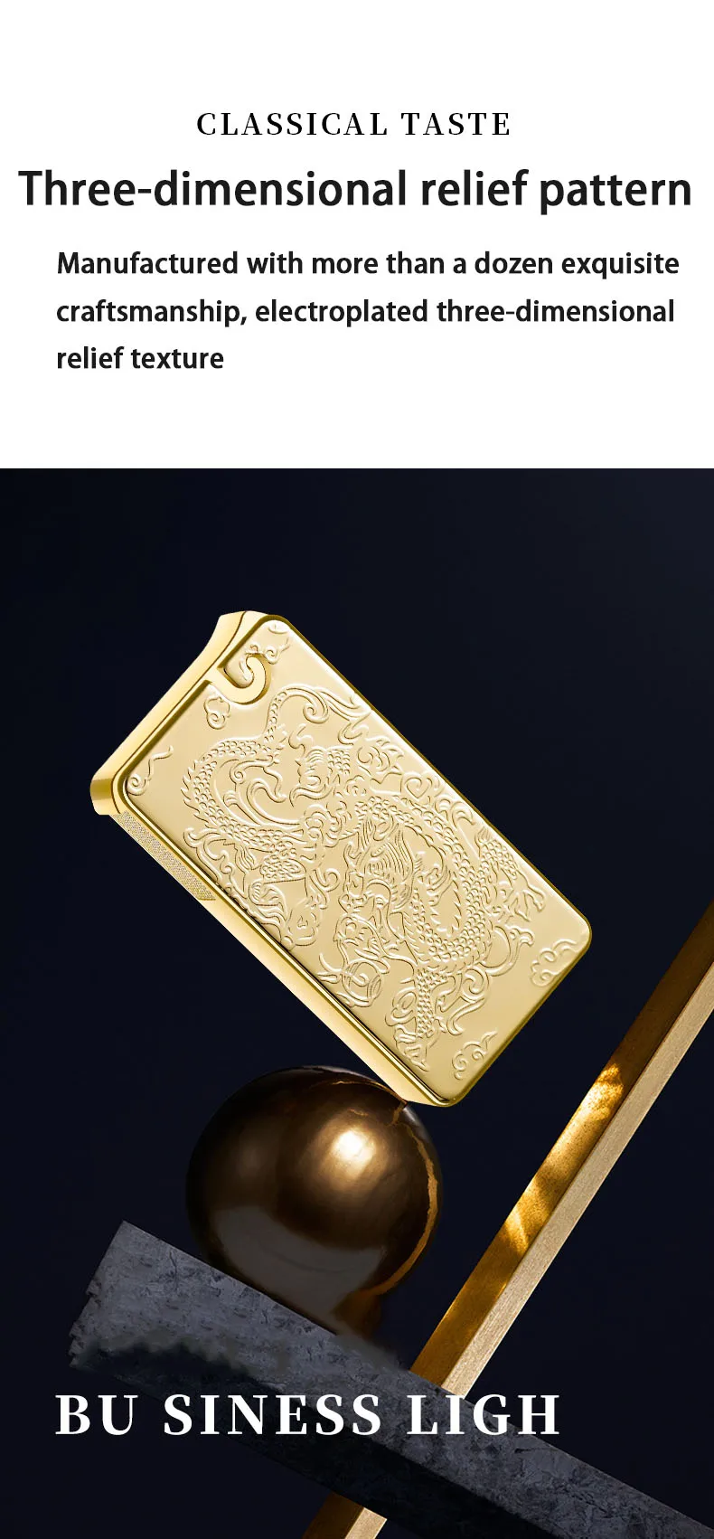 db 1576 luxury gas refillable flint lighter for cigarettes zinc alloy business gifts pretty gift box-7