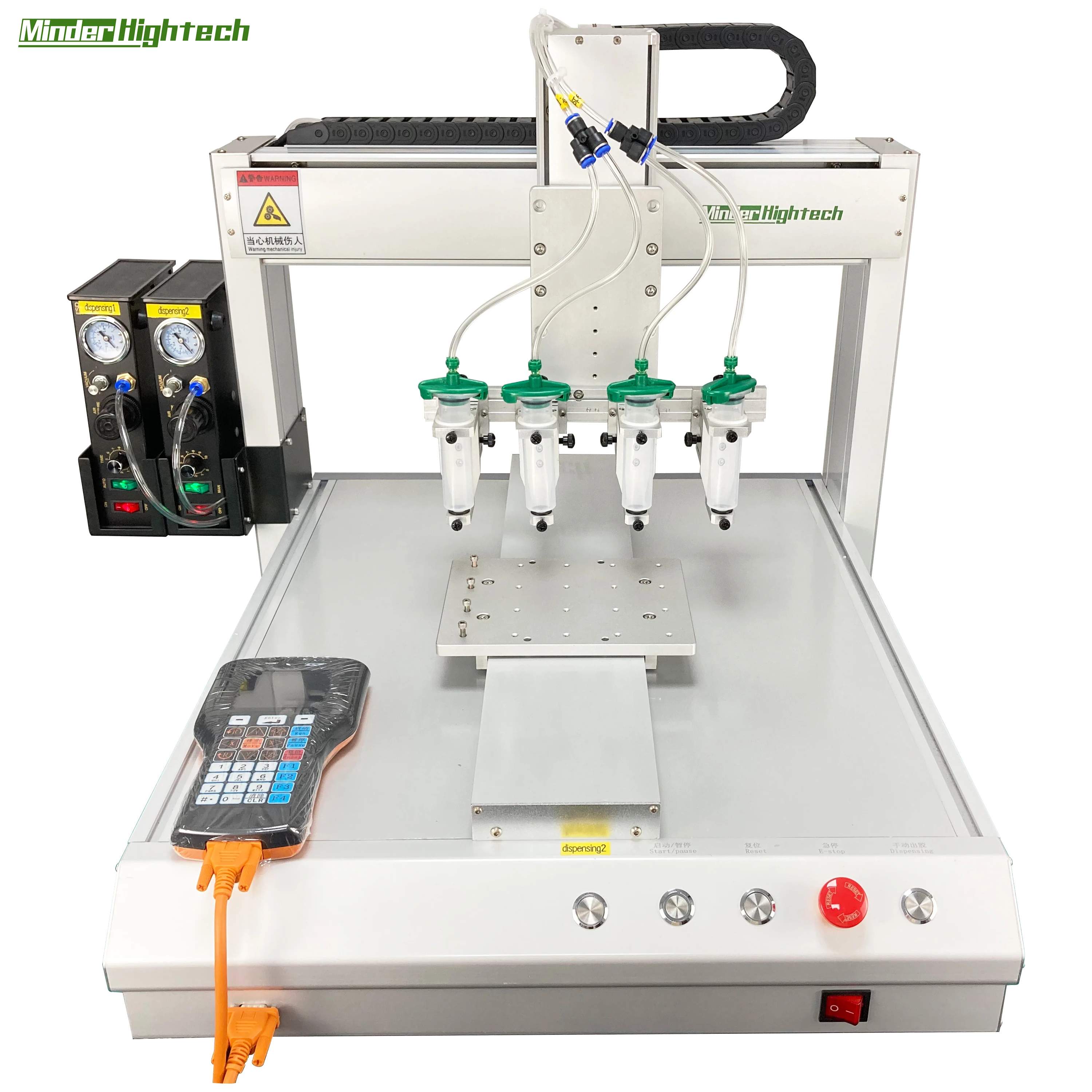 PCB Benchtop Automatic Epoxy Glue Dispenser - AB Dispensing Robot Machine