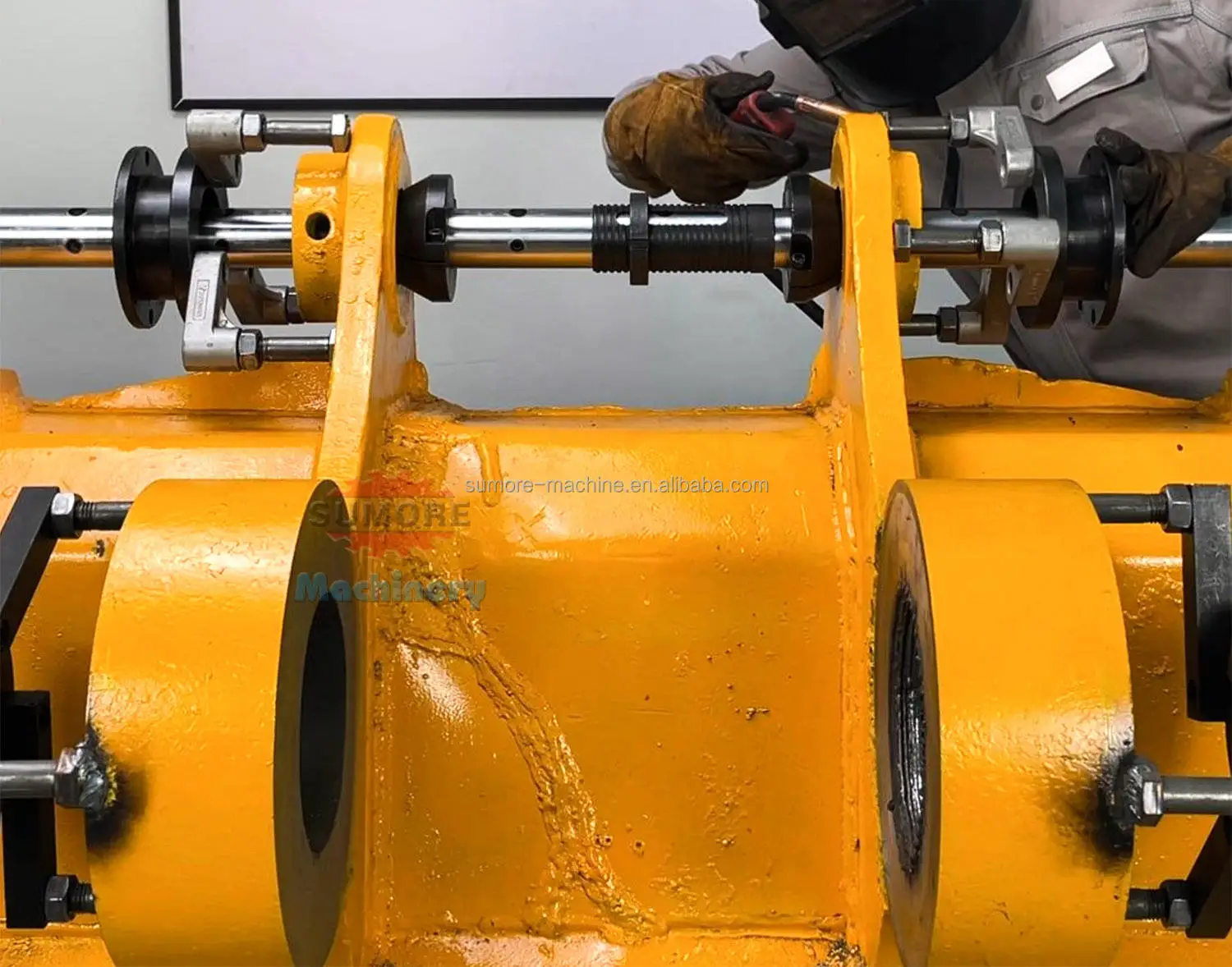 SP50 Sumore Low Budget Mobile Portable Line Boring Machine for Excavator Digger Nc 2 in 1 Portable Line Boring - Bore Welding