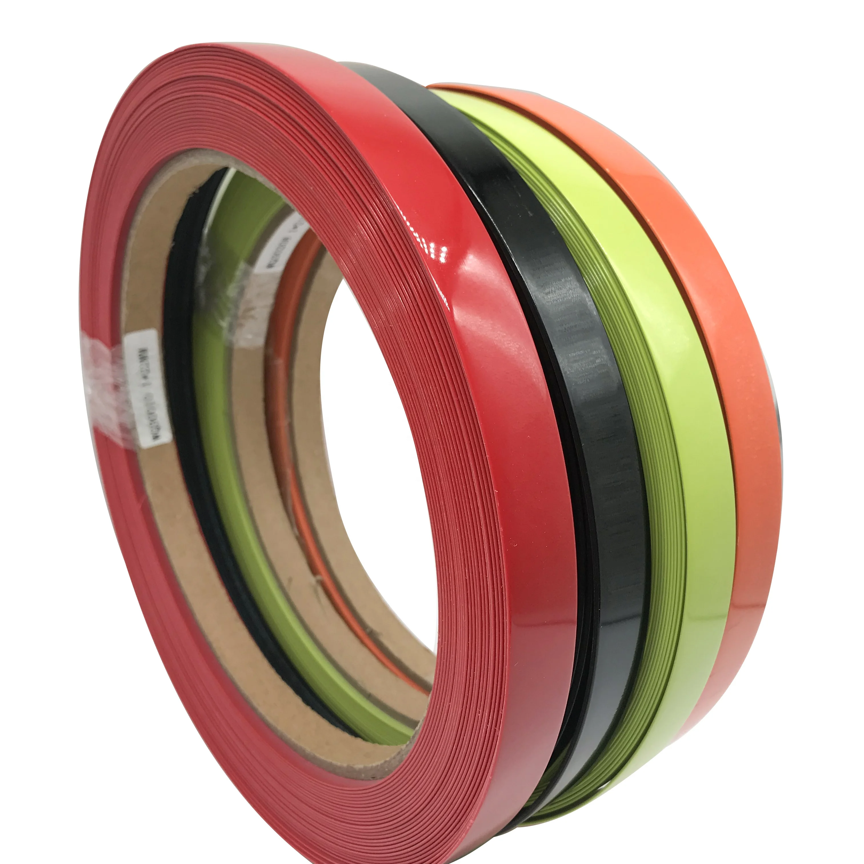 
Эластичная лента, белые цветные полосы из ПВХ, облицовка кромок для мебели 