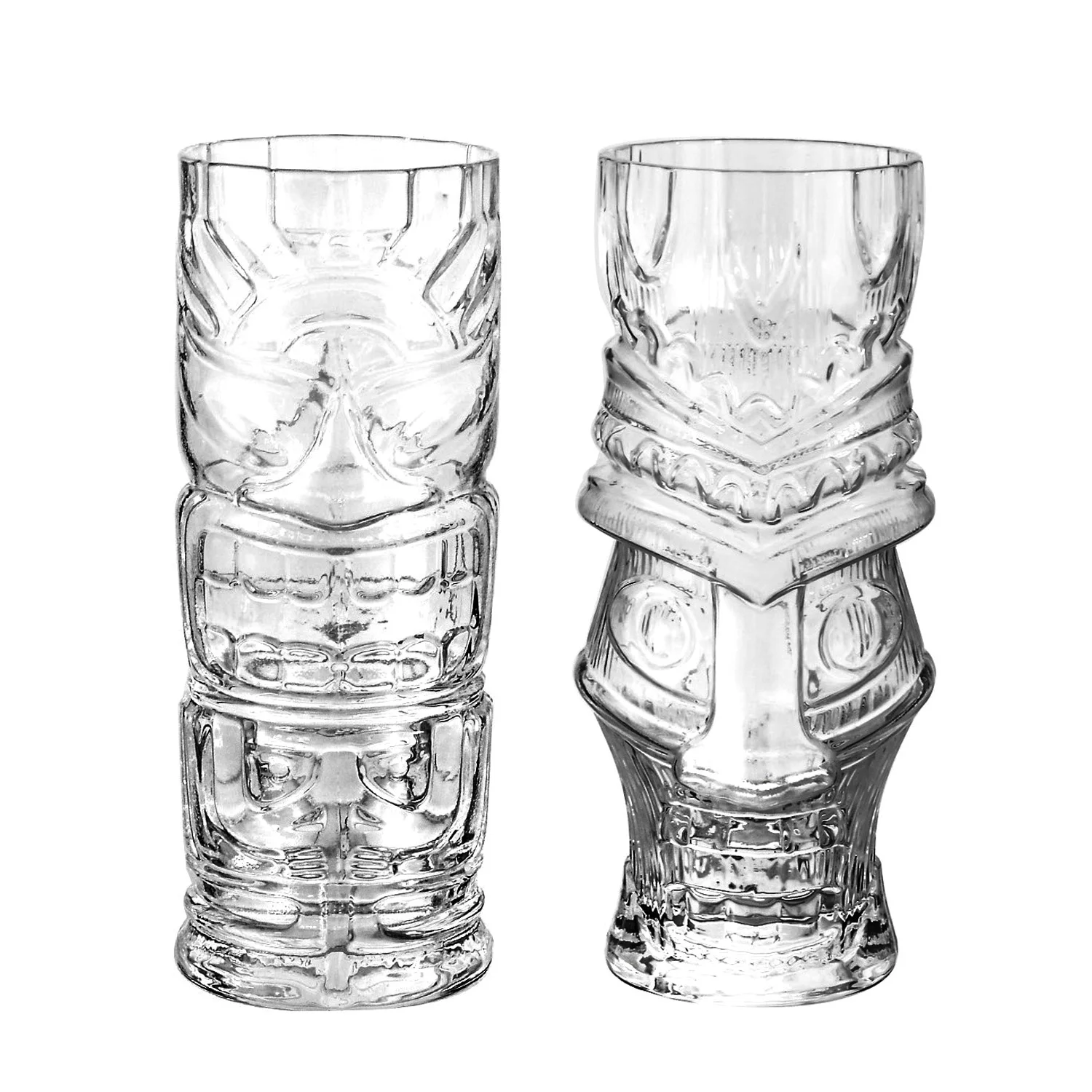 Wholesale Glassware Custom Hawaiian Tiki Mug Decor Cocktail Glasses Cup